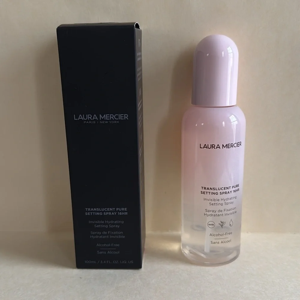 LAURA MERCIER Full-Size Translucent Pure Setting Spray 16HR 3.4oz NIB $40